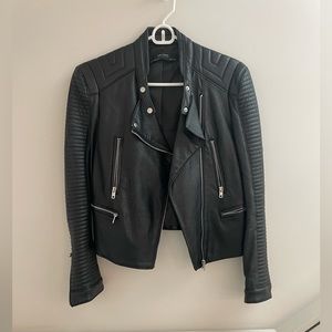 Zara leather jacket